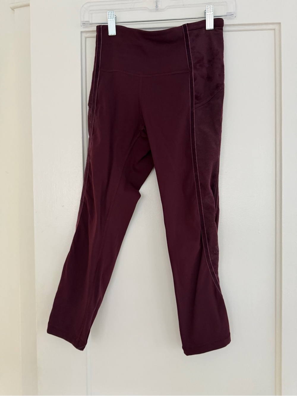 lululemon athletica High-Waist Cropped Leggings in Deep Maroon